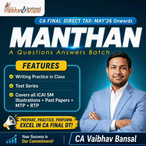 CA Final Direct Tax Practice Batch | CA Final Direct Tax Question Answer Batch